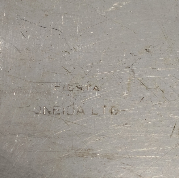 Butter dish, FIESTA ONEIDA silver, with lid and handle.  Antique, rare.  Observa - Picture 9 of 17